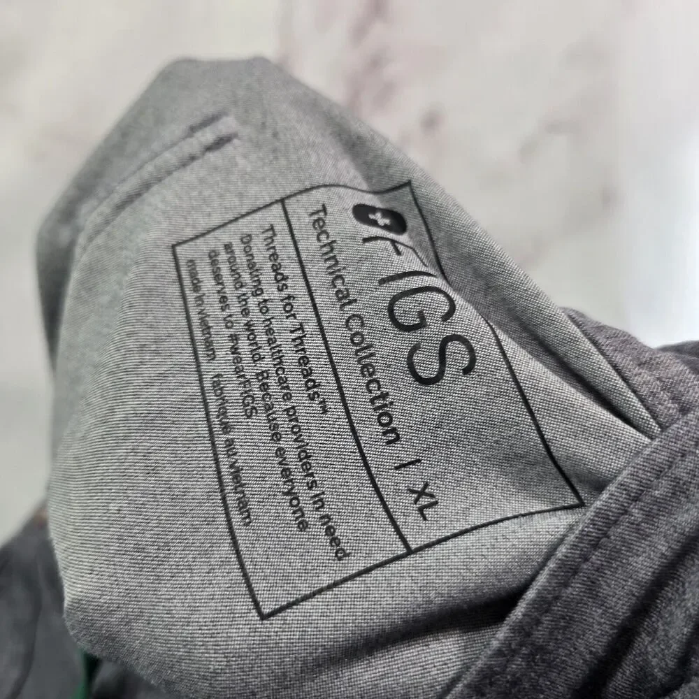 Figs Cairo Pants Mens XL Graphite Gray Green Bottom Cargo TM3001 1803
